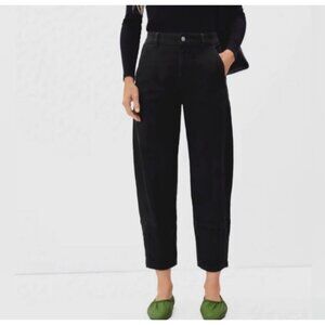 Everlane The Utility Barrel Pant Black Sz 00